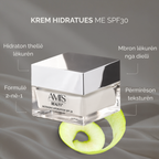 Krem hidratues me spf 30 amis beauty . Hidraton lekuren e mbron nga dielli permireson teksturen  . 
