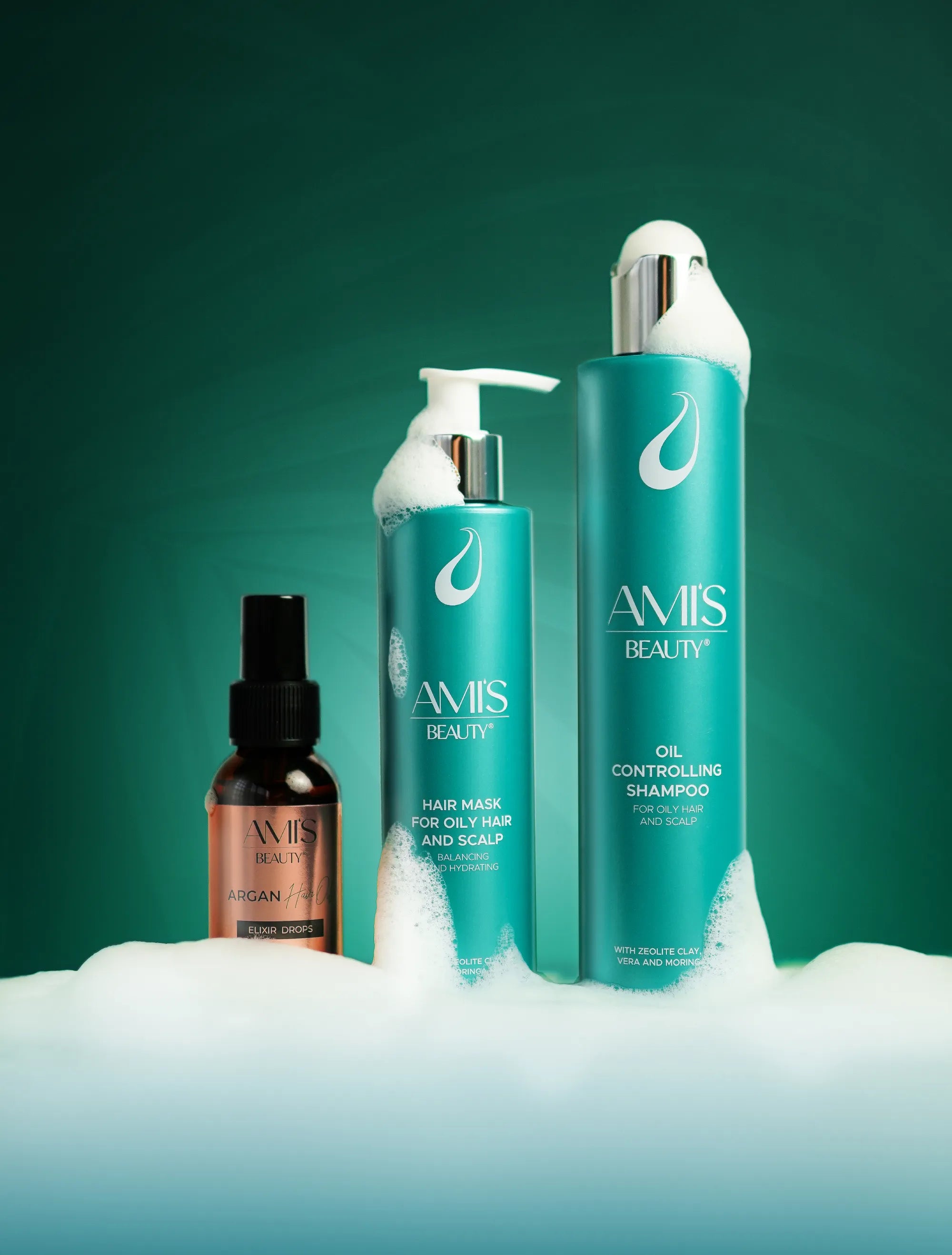 Extra oil controlling set