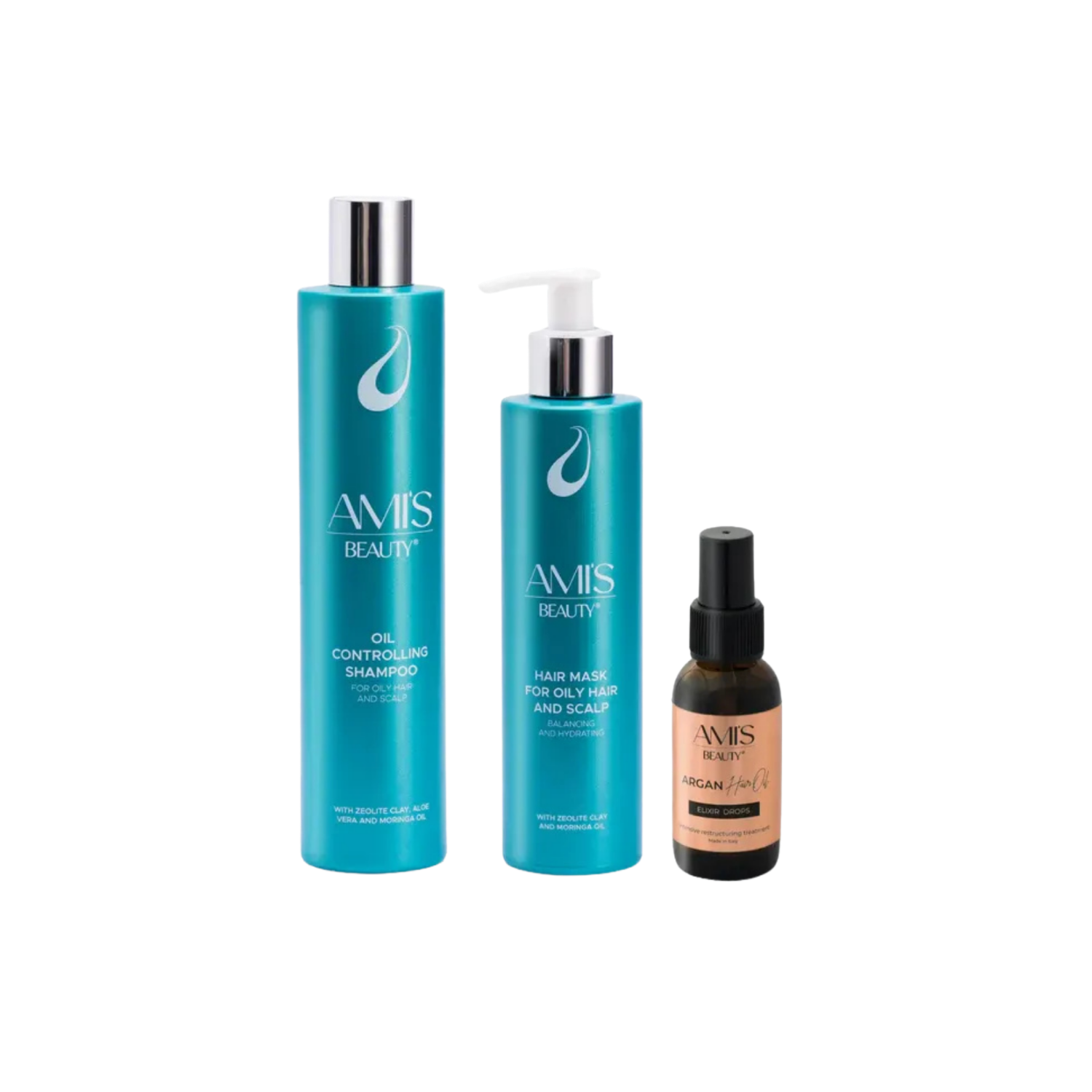 Extra oil controlling set