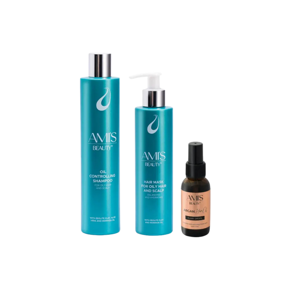 Extra oil controlling set