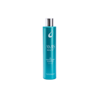 Tall teal bottle of Oil Controlling Shampoo isolated on a white background.