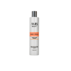 Tall white bottle of Curly Crush Shampoo isolated on a white background.