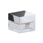 Square jar of Anti-Age Lifting cream with a black and silver geometric lid, isolated on a white background.