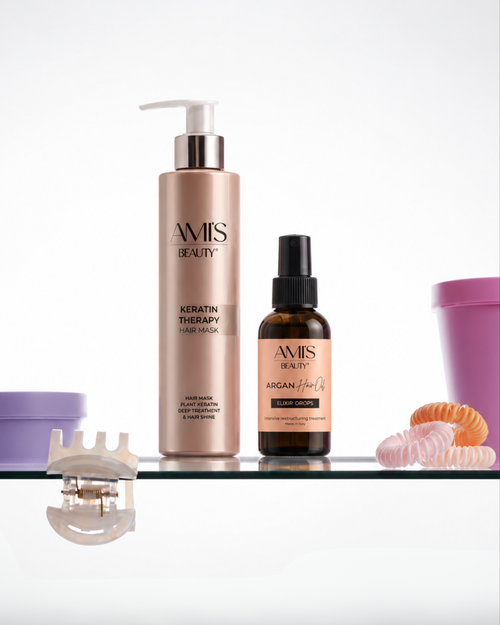 Seti Keratinë & Argan Oil- Hair repair set